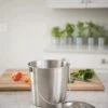 Brushed Stainless Steel Compost Pail