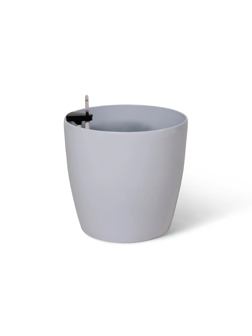 Viva Round Self-Watering Rolling Planter, 20" Diameter, Set Of 2 - Image 7