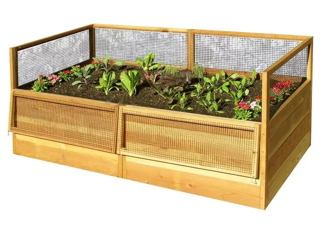 OLT Raised Cedar Garden Bed, 3' X 6'