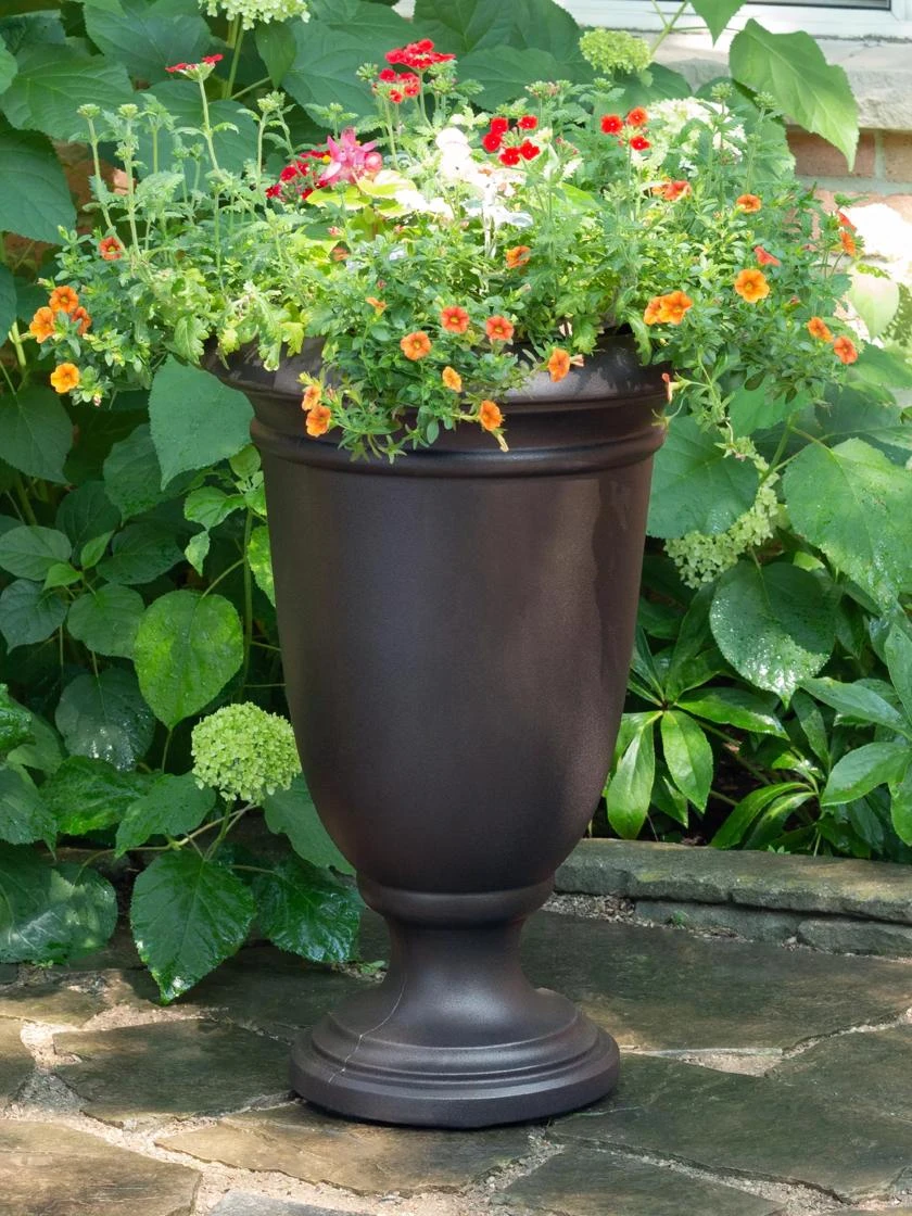 Ellington Self-Watering Urn Planter, 24" - Image 3