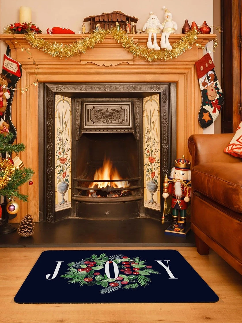 FoFlor Classic Wreath Mat, 23" X 36" - Image 2