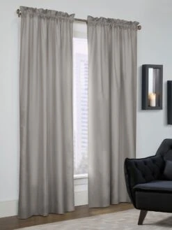 Prescot Pole Top Insulated Curtain Panels 80" X 63", Set Of 2
