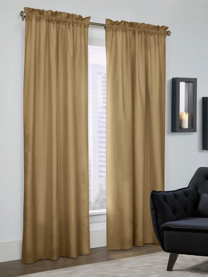 Prescot Pole Top Insulated Curtain Panels 80" X 63", Set Of 2 - Image 2