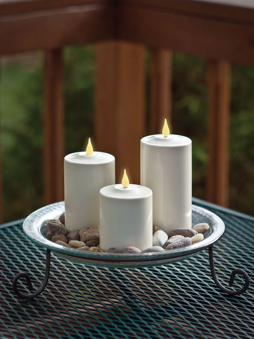 Outdoor LED Pillar Candles - Image 6