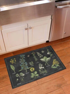 FlorArt Botanical Chart Mat, 2'x3'