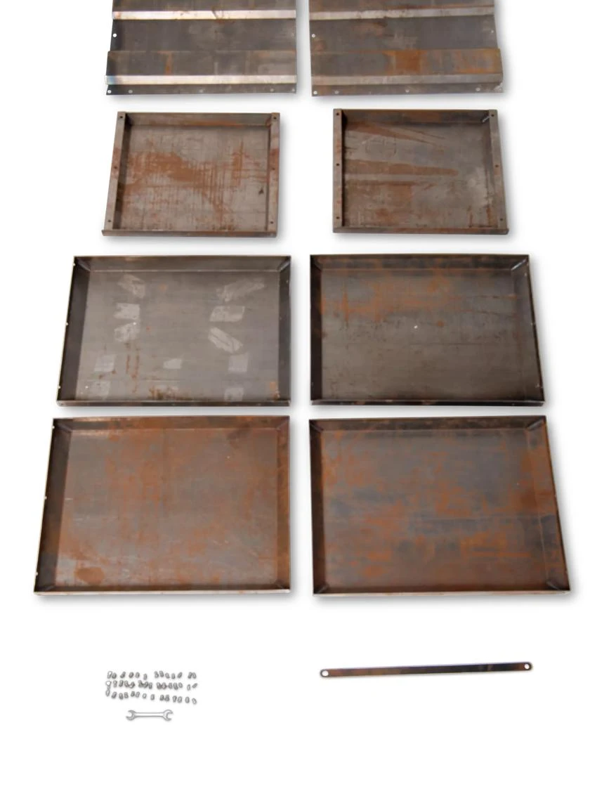 Corten Steel Modular Raised Bed, 2'x4' - Image 5