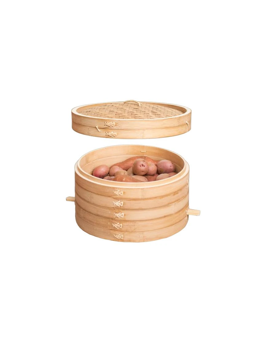 Stackable Bamboo Harvest Storage Basket Lid - Image 4