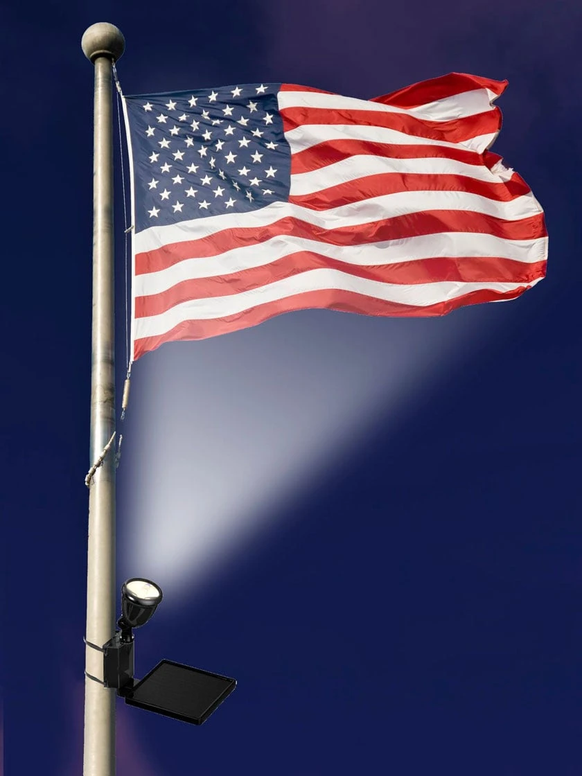 MAXSA® Solar-Powered LED Flag Light - Image 2