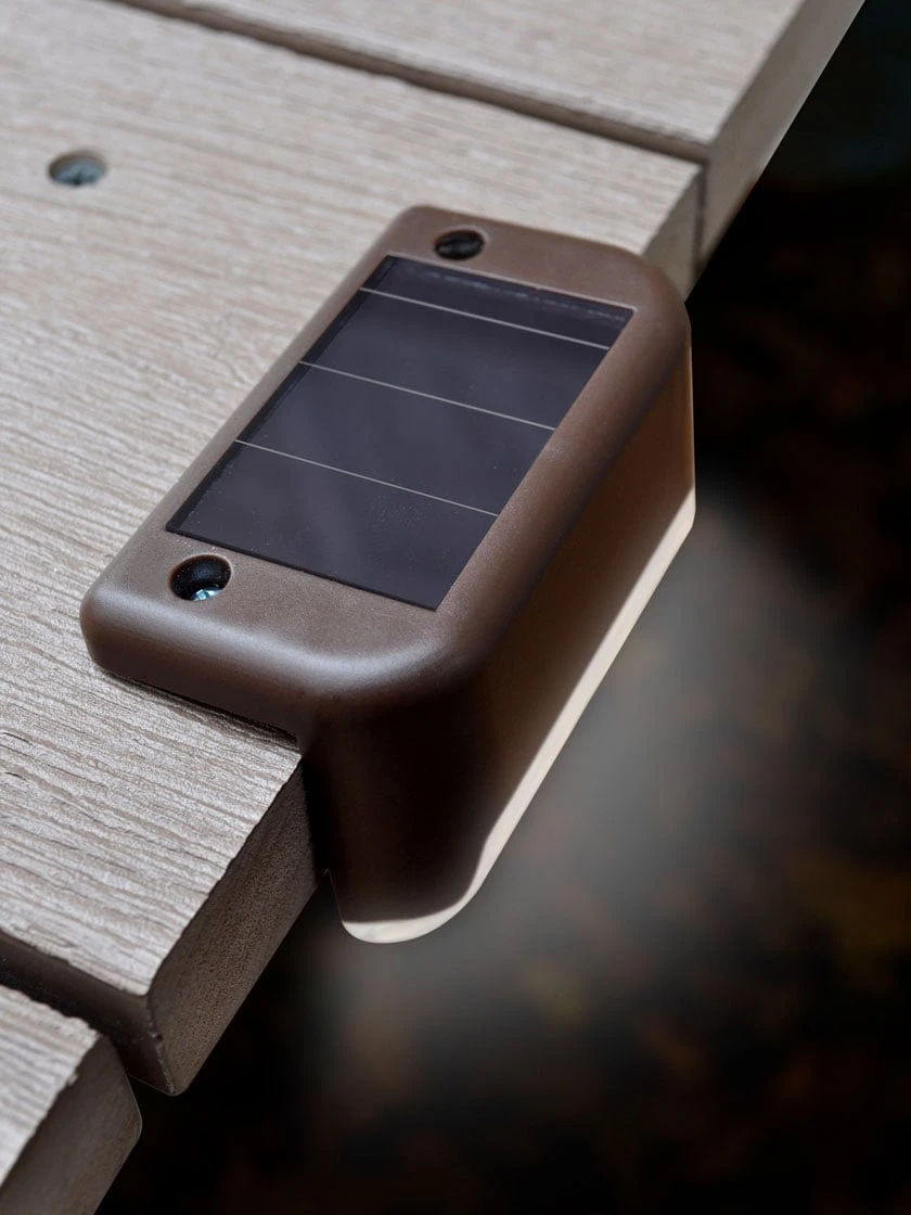 Solar Powered Deck Light, Pack Of 4 - Image 3