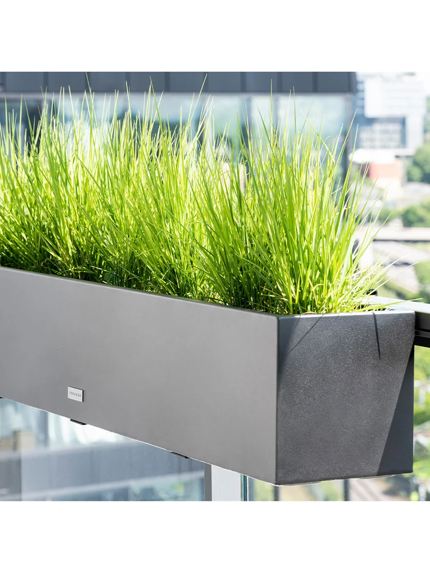 Veradek Metallic Series Railing Planters - Image 2