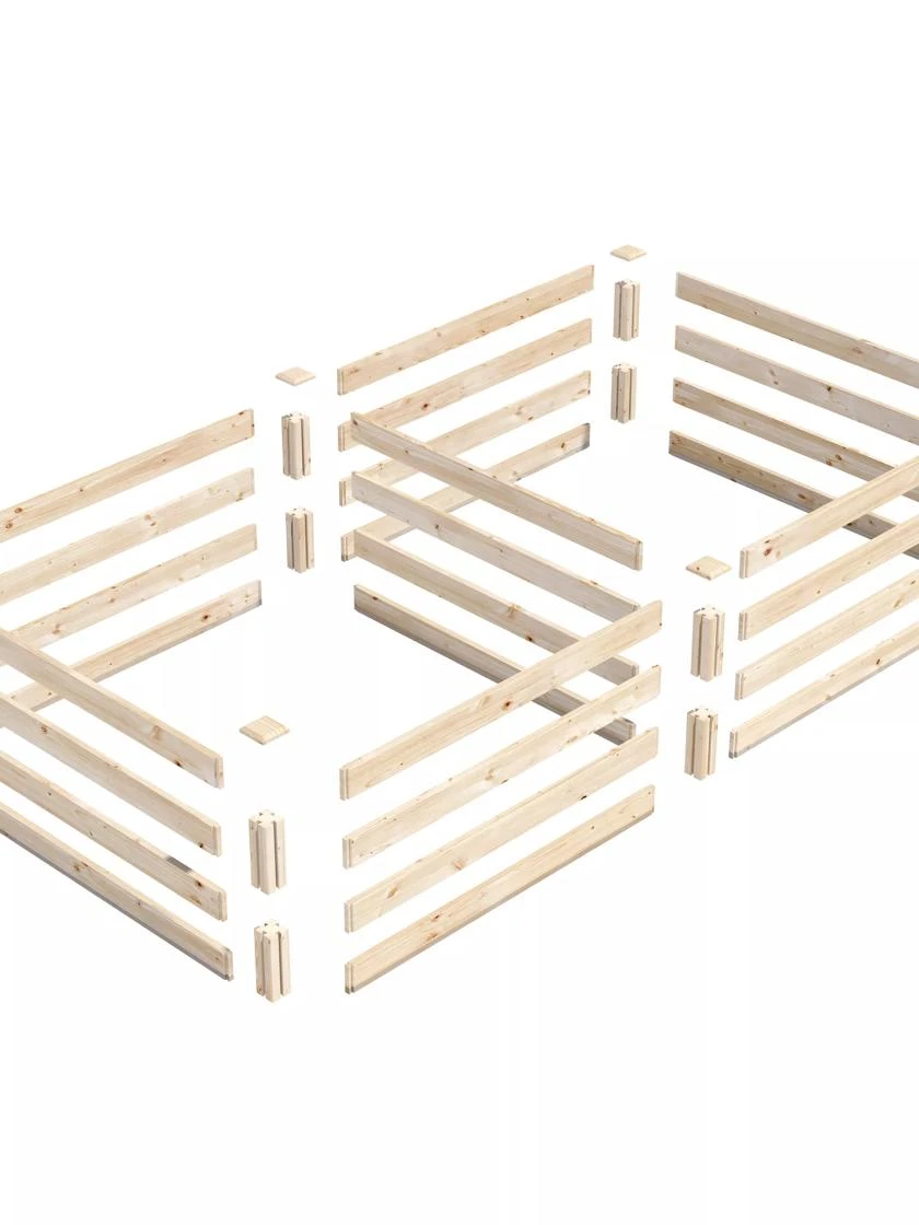 Pine Raised Garden Beds, 4'x8' - Image 3