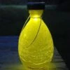 Achla Designs Solar Crackle Glass Vase Lantern