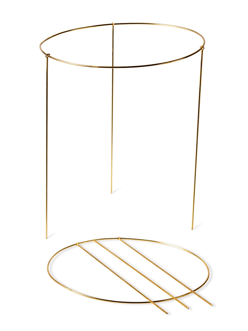 Brass Plated Grow Throughs, Set Of 2 - Image 5